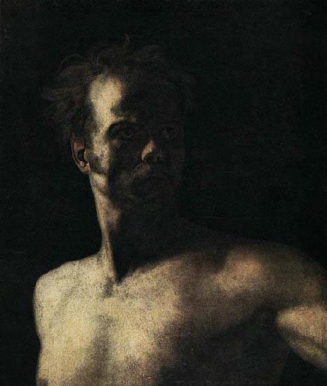 Theodore   Gericault Study of a Head oil painting picture